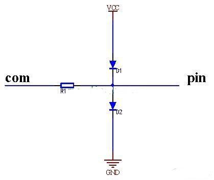 钳位二极管原理图1 钳位二极管原理图1